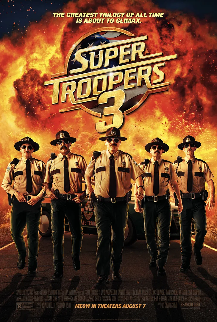 Super Troopers 3 (2026) Movie Poster.
