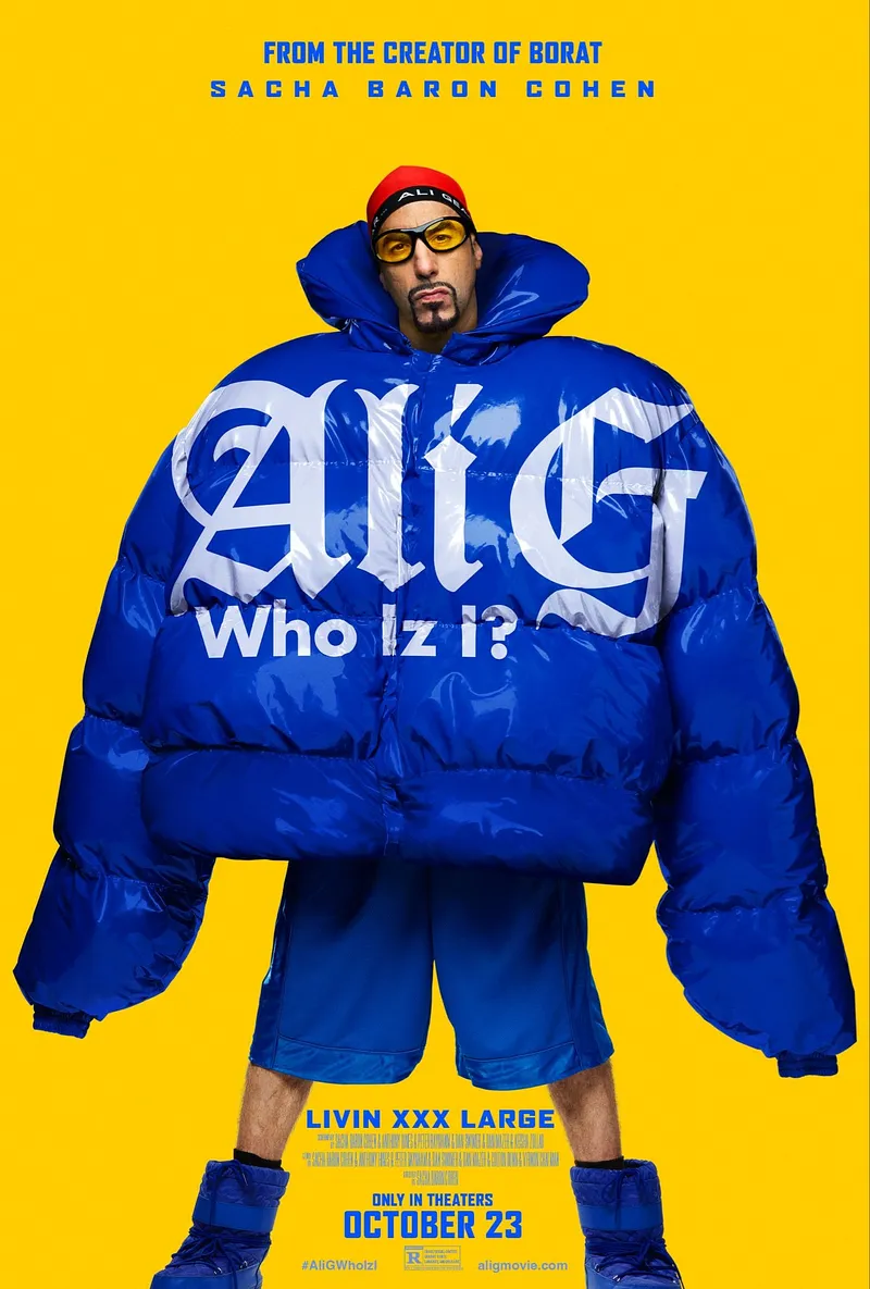 Ali G: Who Iz I? (2026) Movie Poster.