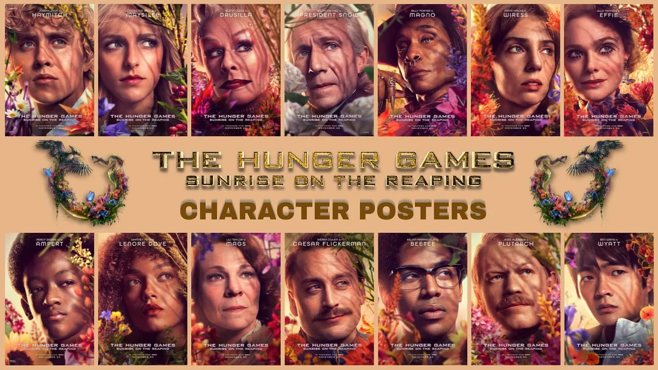 The Hunger Games: Sunrise On The Reaping New Character Posters!